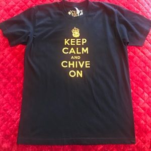 KEEP CALM AND CHIVE ON TEE